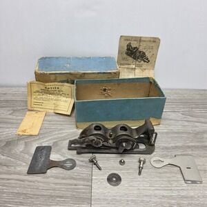 Vintage Famous‎ Buttonhole Worker for Singer Model CC Machine in Box W/ Manual